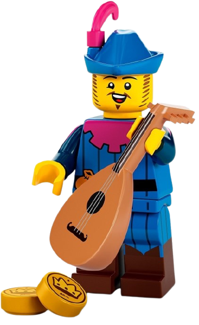 LEGO® 71032 MINIFIGURKA 22. SÉRIE - TRUBADÚR (BARD)