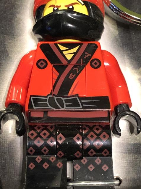 LEGO® LED KLÍČENKA PŘÍVĚSEK THE NINJAGO MOVIE - KAI