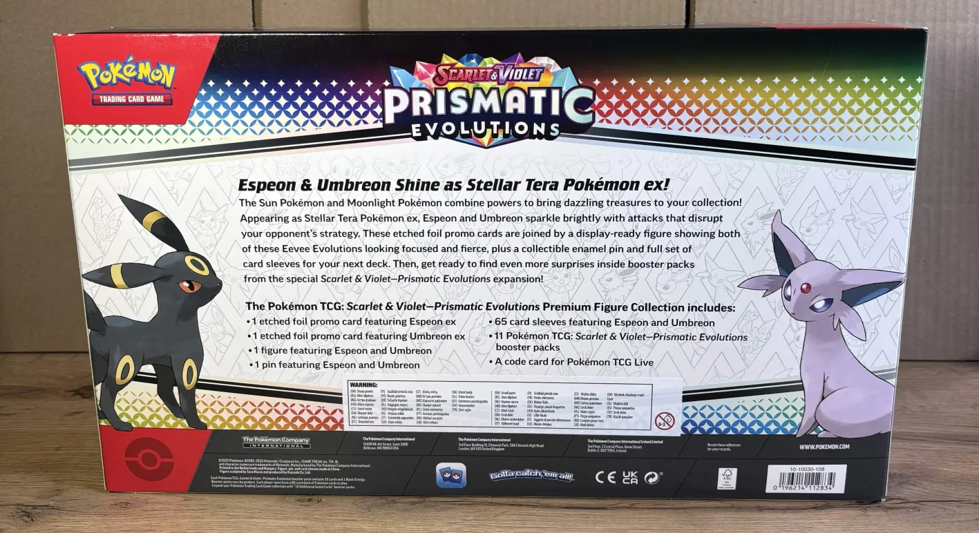 POKÉMON SCARLET & VIOLET 8.5 PRISMATIC EVOLUTIONS PREMIUM FIGURE COLLECTION