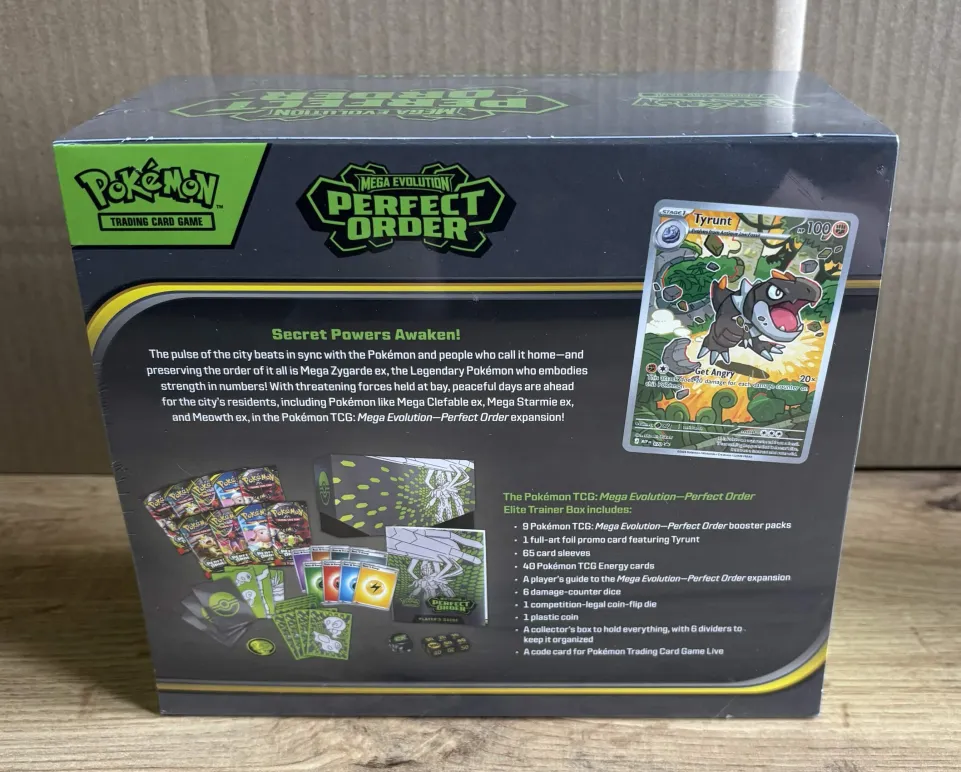 POKÉMON MEGA EVOLUTION PERFECT ORDER ELITE TRAINER BOX
