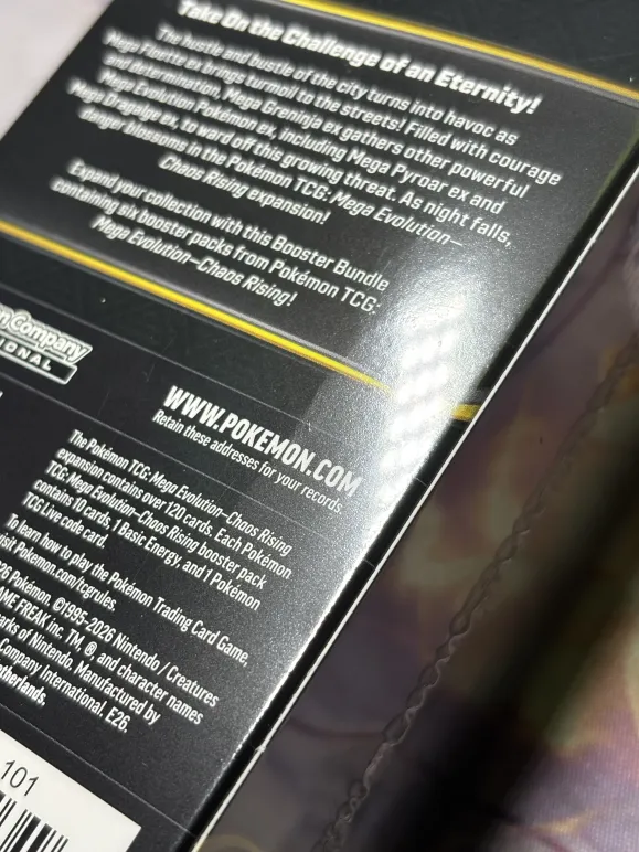 POKÉMON TCG MEGA EVOLUTION CHAOS RISING BOOSTER BUNDLE