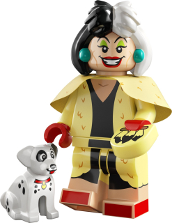 LEGO® 71038 MINIFIGURKA STÉ VÝROČÍ DISNEY - CRUELLA S DALMATINEM