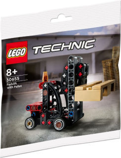 LEGO® TECHNIC 30655 VYSOKOZDVIŽNÝ VOZÍK S PALETOU