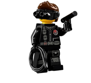 LEGO® MINIFIGURKA 16. SÉRIE (71013) Č. 14 - ŠPIÓN