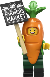 LEGO® 71037 MINIFIGURKA 24. SÉRIE - KOSTÝM MRKEV