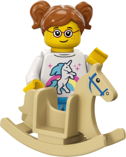 LEGO® 71037 MINIFIGURKA 24. SÉRIE - DÍVKA NA HOUPACÍM KONÍKU