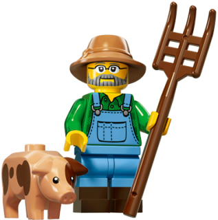 LEGO® MINIFIGURKA 15. SÉRIE (71011) Č. 1 - FARMÁŘ