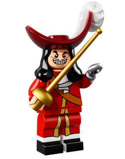 LEGO® MINIFIGURKA DISNEY 1. SÉRIE (71012) Č. 16 - KAPITÁN HOOK