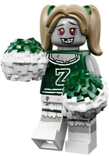 LEGO® MINIFIGURKA 14. SÉRIE (71010) Č. 8 - ZOMBIE ROZTLESKÁVAČKA