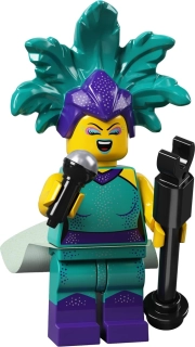 LEGO® MINIFIGURKA 21. SÉRIE (71029) Č. 12 - KABARETNÍ ZPĚVAČKA