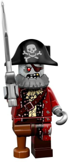 LEGO® MINIFIGURKA 14. SÉRIE (71010) Č. 2 - ZOMBIE PIRÁT