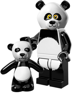 LEGO® MINIFIGURKA LEGO MOVIE 1. SÉRIE (71004) Č. 15 - PANDA KOSTÝM