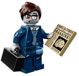 LEGO® MINIFIGURKA 14. SÉRIE (71010) Č. 13 - ZOMBIE BYZNYSMEN