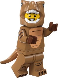 LEGO® 71037 MINIFIGURKA 24. SÉRIE - FANOUŠEK V KOSTÝMU T-REXE