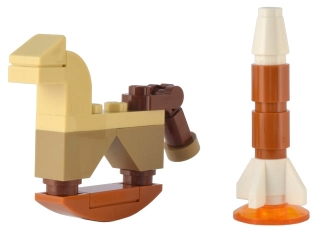 LEGO® CITY HOUPACÍ KONÍK + RAKETA