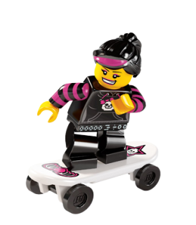 LEGO® MINIFIGURKA 6. SÉRIE (8827) Č. 12 SKEJŤAČKA