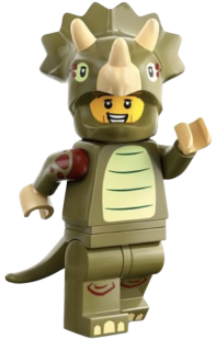 LEGO® 71045 MINIFIGURKA 25. SÉRIE - TRICERAPTOPS KOSTÝM