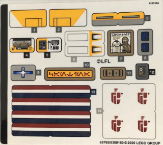 LEGO® STAR WARS SAMOLEPKY