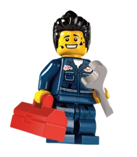 LEGO® MINIFIGURKA 6. SÉRIE (8827) Č. 15 - MECHANIK