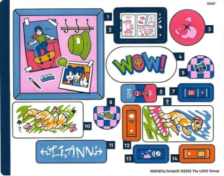 LEGO® FRIENDS SAMOLEPKY