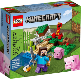 LEGO® MINECRAFT 21177 ÚTOK CREEPERA