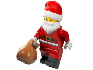 LEGO® CITY FIGURKA SANTA S PYTLÍKEM