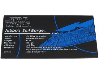LEGO® STAR WARS POTISK JABBA'S SAIL BARGE