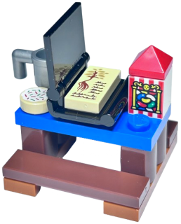 LEGO® HARRY POTTER STŮL S KNIHOU A OBČERSTVENÍM