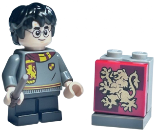 LEGO® HARRY POTTER FIGURKA HARRY POTTER + STOJAN S POTISKEM