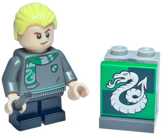 LEGO® HARRY POTTER FIGURKA DRACO MALFOY + STOJAN S POTISKEM
