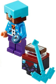 LEGO® MINECRAFT FIGURKA STEVE S DOPLŇKY A OLTÁŘEM OČAROVÁNÍ