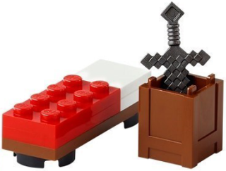LEGO® MINECRAFT POSTEL A MEČ