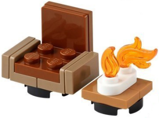 LEGO® MINECRAFT KŘESLO S OHNIŠTĚM