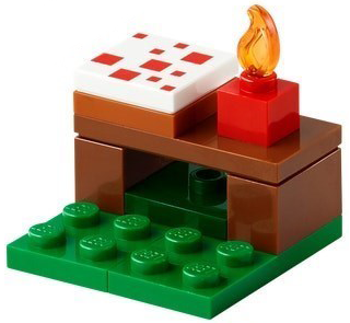 LEGO® MINECRAFT STŮL S DORTEM