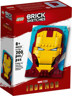 LEGO® BRICK SKETCHES™ 40535 IRON MAN