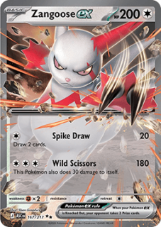 ZANGOOSE EX (ASC 167)