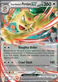 TEAM ROCKET'S PERSIAN EX (DRI 150)