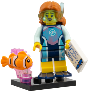 LEGO® 71052 MINIFIGURKA 29. SÉRIE - MOŘSKÁ BIOLOŽKA