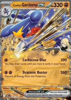CYNTHIA'S GARCHOMP EX (DRI 104)