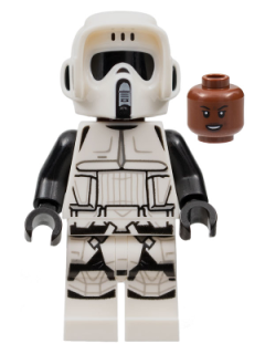 LEGO® STAR WARS FIGURKA IMPERIAL SCOUT TROOPER - DUAL MOLDED HELMET