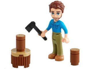 LEGO® FRIENDS FIGURKA JONATHAN SE DŘEVEM