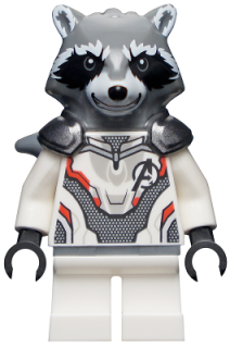 LEGO® SUPER HEROES FIGURKA ROCKET RACCOON - WHITE JUMPSUIT