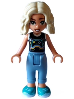 LEGO® FRIENDS FIGURKA NOVA - BLACK AND WHITE SHIRT