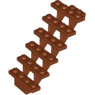 LEGO® SCHODY - REDDISH BROWN
