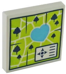 LEGO® FRIENDS POTISK MAPA